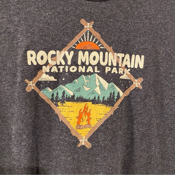 Delta Pro Weight Rocky Mountains National Park Adventure Explorer Nature Tee - Picture 2 of 7